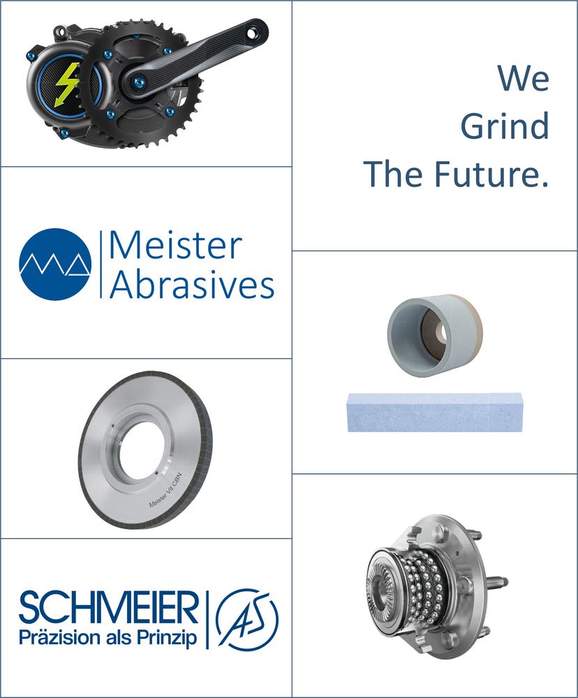 Meister Abrasives und Alfons Schmeier als offizielle Aussteller auf der GrindingHub